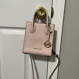 Michael Kors Pink Mini Bag with Gold Hardware